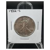 1942-s Walking Liberty Silver Half Dollar - San Fr
