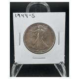 1944-s Walking Liberty Silver Half Dollar - San Fr