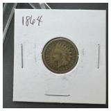 1865 Indian Head Cent Penny