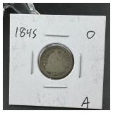 1845-O Seated Liberty Silver Dime 90% Silver