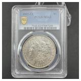 1885-CC Morgan Silver Dollar PCGS MS63 90% Silver