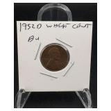 1952d Wheat Cent Bu; Higher Grade