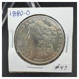1880-O Morgan Silver Dollar - nice coin