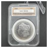 1880 Morgan Silver Dollar ï¿½ NAC MS66