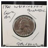 1964 Washington Silver Quarter; Higher Grade