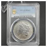 1881 Morgan Silver Dollar PCGS MS63