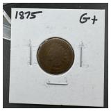 1875 Indian Head Cent