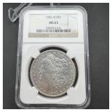 1901-O Morgan Silver Dollar NGC MS63