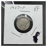 1927 Mercury Silver Dime