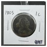 1803 Large Cent Early Issue Rare