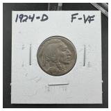1924-d Buffalo Nickel