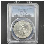 1985-Mo Mexico Libertad 1 Onza Silver ï¿½ PCGS MS67