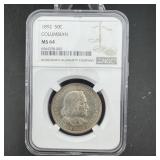 1892 Columbian Exposition Half Dollar ï¿½ NGC MS64