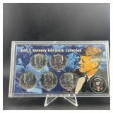 John F. Kennedy Half Dollar Collection (5) 40% Sil
