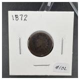 1872 Indian Head Penny
