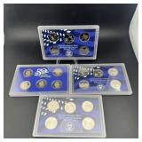(4) 2004 5-quarter Proof Set Coins