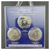 1999 Georgia Statehood Quarter Coin Set