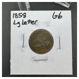 1858 Flying Eagle Cent ï¿½ Large Letters