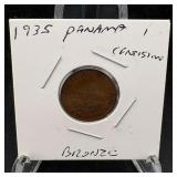 1935 Panama 1 Centisimo Bronze