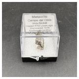 Campo Del Cielo Meterorite With Atteibution/ Case;