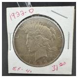 1922-d Peace Silver Dollar