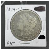 1879-CC Morgan Silver Dollar Carson City 90% Silve