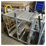 Aluminum Merchandising Cart; Approx. 44 In W X 25