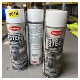 (4) Stainless Steel Polish Cleaner Cans; Four (4)
