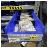 Bin With Assorted Hardware Items; See Photos; Quan