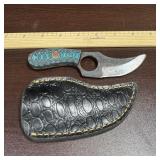 MHS Cutlery Harden Steel Knife with Sheath, full t