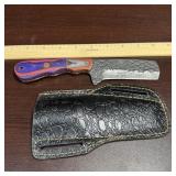 MHS Cutlery Harden Steel Knife with Sheath, full t