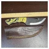 MHS Cutlery Harden Steel Knife with Sheath, full t