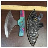 Mhs Cutlery Knife 6' Skinner Ulu Knife Includes L