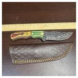 MHS Cutlery Harden Steel Knife with Sheath, full t