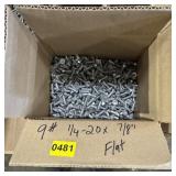 9 Lb 1/4-20 X 7/8 Screws