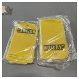 Lot Of Caution Tags; Lot Of Caution Tags