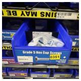 Bin With Assorted Hardware Items; See Photos; Quan