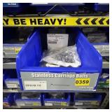Bin With Assorted Hardware Items; See Photos; Quan