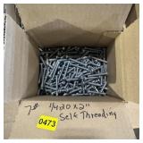 7 Lb 1/4-20x2' Self Threading Srews