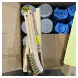 Quantity (6) 8 In Heavy-duty Brass Wire Brushes