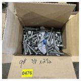 9 Lb 3/8 In X 2.5 Bolts