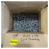 9 Lbs 10-24x1-1/4' Self Threading Screws