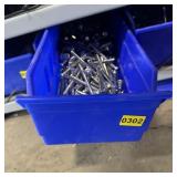 Bin With Assorted Hardware Items; See Photos; Quan