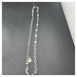 Nw Silver Tone Necklace