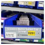 Bin With Assorted Hardware Items; See Photos; Quan