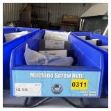 Bin With Assorted Hardware Items; See Photos; Quan