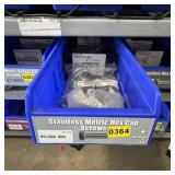 Bin With Assorted Hardware Items; See Photos; Quan