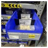 Bin With Assorted Hardware Items; See Photos; Quan