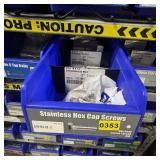 Bin With Assorted Hardware Items; See Photos; Quan