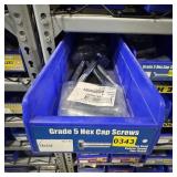 Bin With Assorted Hardware Items; See Photos; Quan